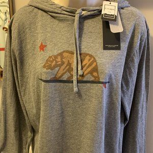 NWT Gray Hooded Top by Denim & Flower